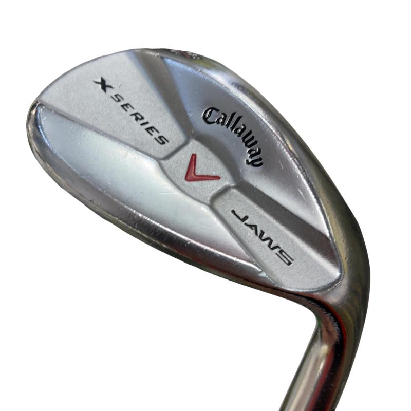 【中古】 キャロウェイ X SERIES JAWS ミルキークロム 58°/13° ウェッジ WG Dynamic Gold (フレックスS) メンズ 男性用 右利き 右用 Dランク ゴルフクラブ