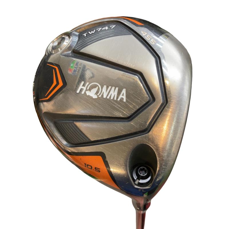 【中古】 本間ゴルフ TOUR WORLD TW747 455 10.5° １番ウッド DR VIZARD FD-6 (フレックスS) メンズ 成人男性用 右利き 右用 C序列付ける ゴルフ野球クラブ