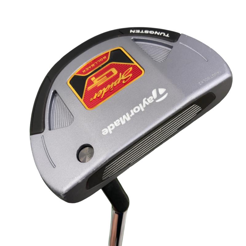 【中古】 テーラーメイド Spider GT ROLLBACK SILVER スモールスラント 34インチ パター PT スチール (フレックスその他) メンズ 男性用 右利き 右用 Cランク ゴルフクラブ