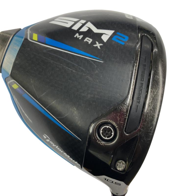 【中古】 テーラーメイド SIM2 MAX 10.5° ドライバー DR TENSEI BLUE TM50(SIM2 DR) (フレックスSR) メンズ 男性用 右利き 右用 Cランク ゴルフクラブ