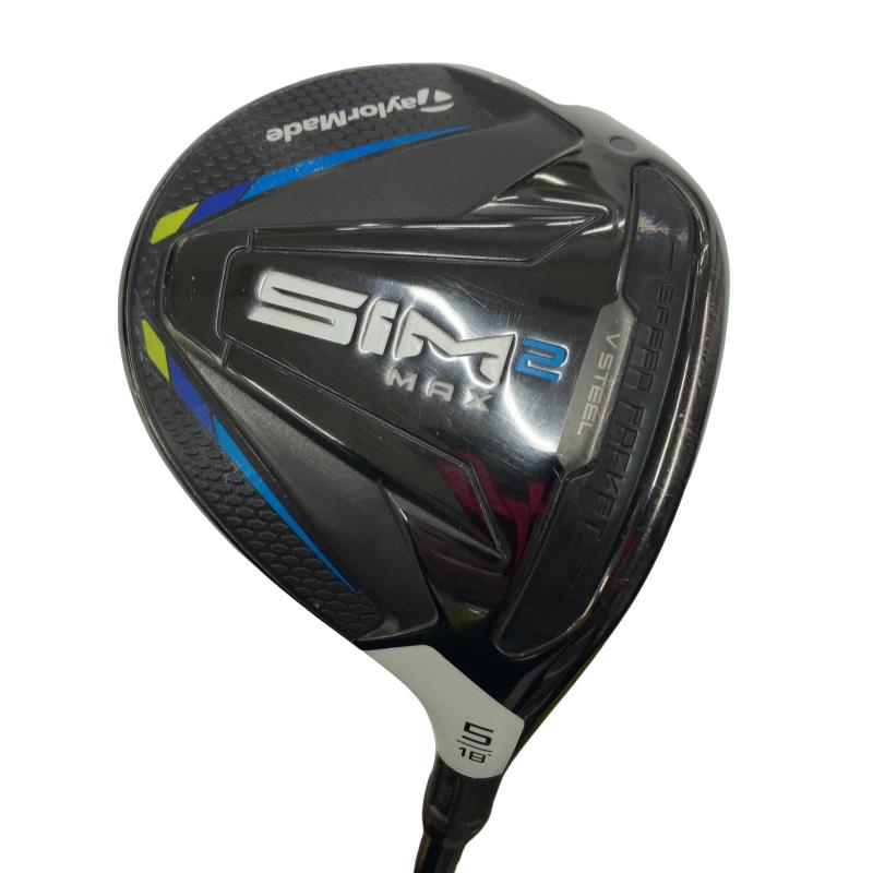 【中古】 テーラーメイド SIM2 MAX 5W フェアウェイウッド FW TENSEI BLUE TM50(SIM2 FW) (フレックスSR) メンズ 男性用 右利き 右用 Cランク ゴルフクラブ