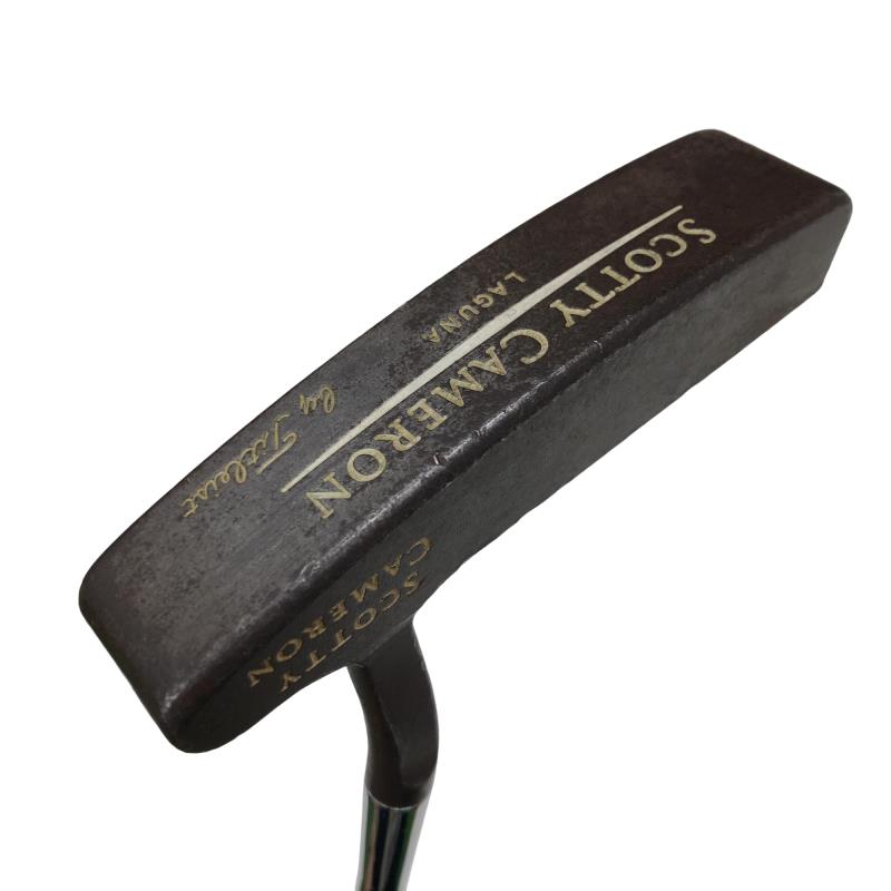 【中古】 タイトリスト SCOTTY CAMERON LAGUNA(火器青碧) パター PT Micro Bell (フレックス余分の物) メンズ 成人男性用 右利き 右用 E位置づける ゴルフ野球クラブ