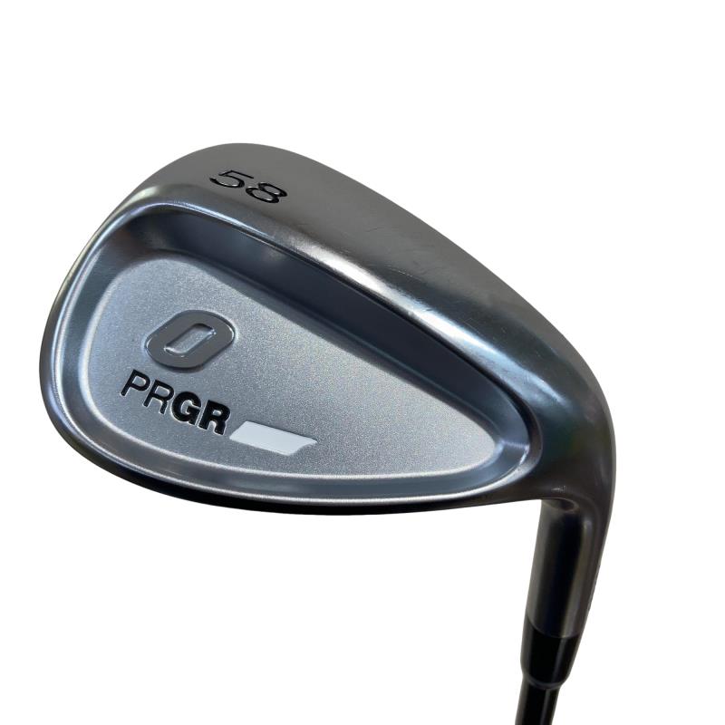 【中古】 プロギア PRGR 0 WEDGE(2024) 58° ウェッジ WG MCI BLACK FOR PRGR (フレックスその他) メンズ 男性用 右利き 右用 Cランク ゴルフクラブ