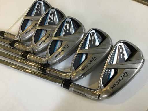 【中古】 テーラーメイド SIM MAX 5S アイアンセット IR KBS MAX85 JP (フレックスS) メンズ 男性用 右利き 右用 Dランク ゴルフクラブ