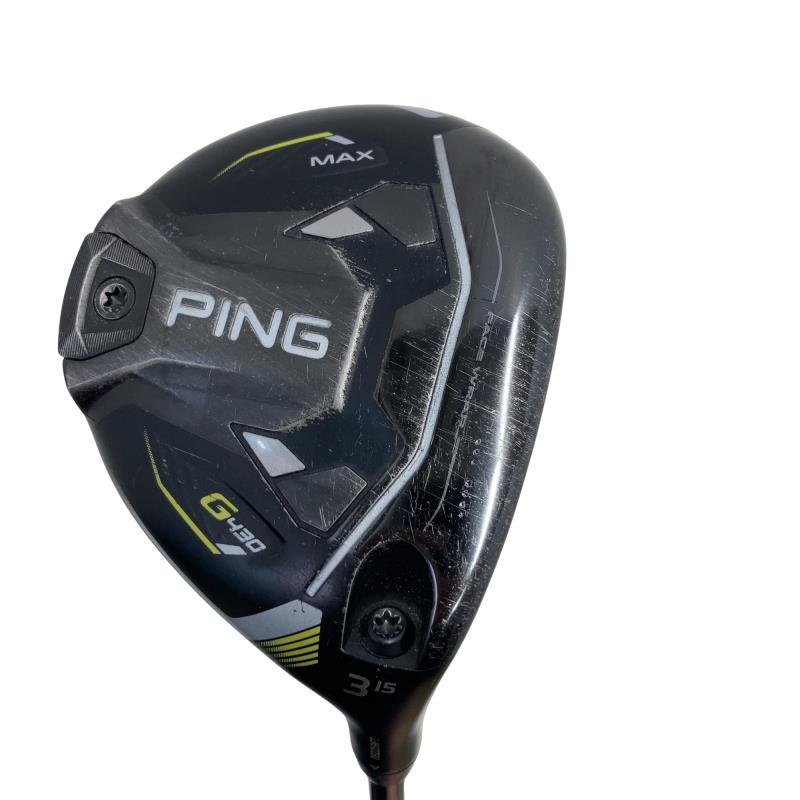 【中古】 ピン G430 MAX 3W フェアウェイウッド FW PING TOUR 2.0 BLACK 75(FW) (フレックスX) メンズ 男性用 右利き 右用 Cランク ゴルフクラブ
