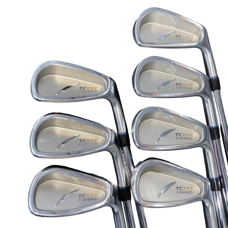 【中古】 フォーティーン TC-777 FORGED 8S アイアンセット IR 純正特注シャフト (フレックスS) メンズ 男性用 右利き 右用 Cランク ゴルフクラブ