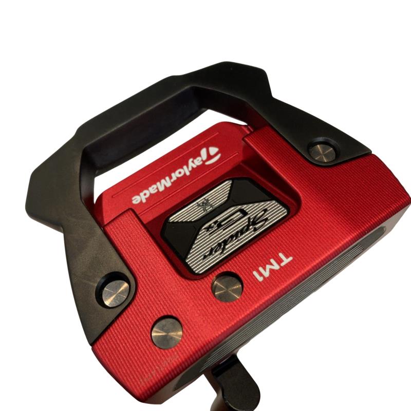 【中古】 仕立て屋お手伝いさん Spider GTx TRUSS RED TM1 33in パター PT スチール写真 (フレックス余分の物) メンズ 成人男性用 右利き 右用 C価値づける ゴルフ野球クラブ