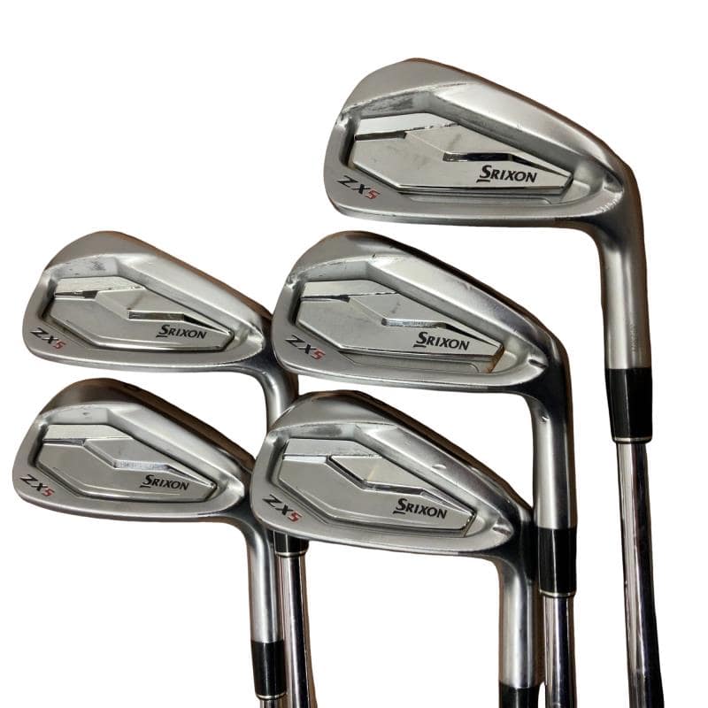【中古】 ダンロップ SRIXON ZX5 6S アイアンセット IR 純正特注シャフト (フレックスX) メンズ 男性用 右利き 右用 Dランク ゴルフクラブ｜ゴルフパートナー 中古クラブ店