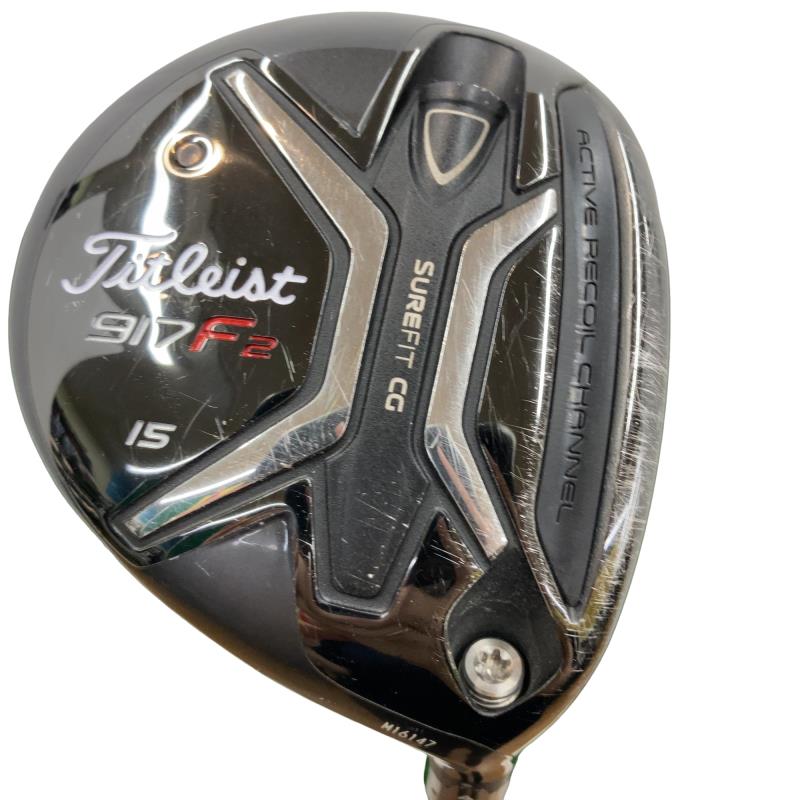 【中古】 タイトリスト 917 F2 15&deg; フェアウェイウッド FW 純正特注シャフト (フレックスS) メンズ 男性用 右利き 右用 Cランク ゴルフクラブ｜ゴルフパートナー 中古クラブ店