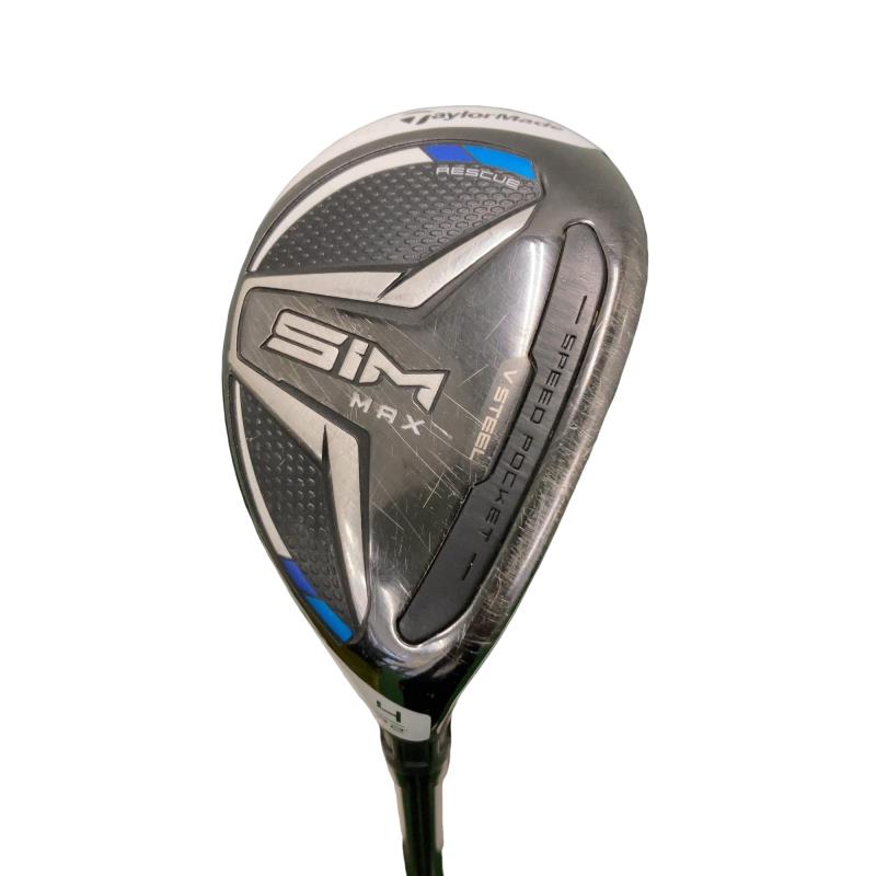 【中古】 テーラーメイド SIM MAX U4 ユーティリティ UT TENSEI BLUE TM60(UT) (フレックスR) メンズ 男性用 右利き 右用 Cランク ゴルフクラブ