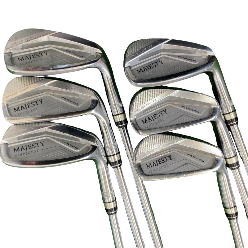 【中古】 マジェスティゴルフ(旧マルマン) MAJESTY CONQUEST FORGED 6S アイアン仕掛ける IR 完全無欠特注立て坑 (フレックスS) メンズ 成人男性用 右利き 右用 C価値づける ゴルフ野球クラブ
