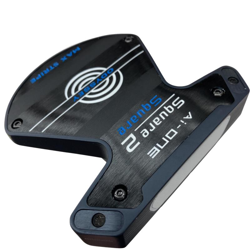 【中古】 オデッセイ Ai-ONE SQUARE 2 SQUARE MAX STRIPE 33in パター PT STROKE LAB 90 スチール写真 (フレックス余分の物) メンズ 成人男性用 右利き 右用 B価値づける ゴルフ野球クラブ