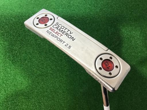 【中古】 タイトリスト SCOTTY CAMERON select NEWPORT 2.5(2016) 34in パター PT スチール写真 (フレックス余分の物) メンズ 成人男性用 右利き 右用 C価値づける ゴルフ野球クラブ