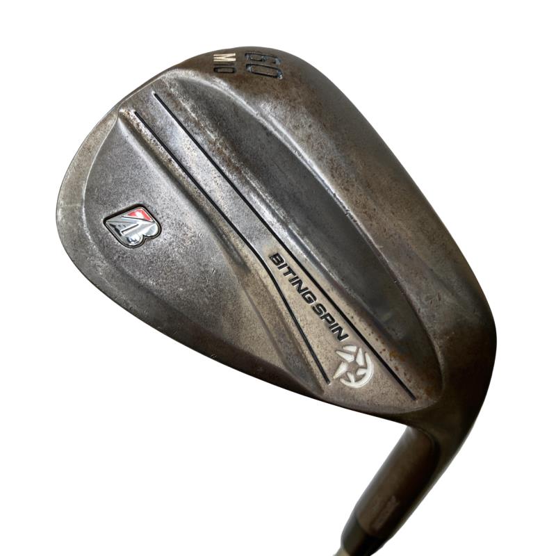 【中古】 ブリヂストン BRIDGESTONE BITING SPIN ノーメッキ 60°/10°M ウェッジ WG リシャフト (フレックスその他) メンズ 男性用 右利き 右用 Cランク ゴルフクラブ