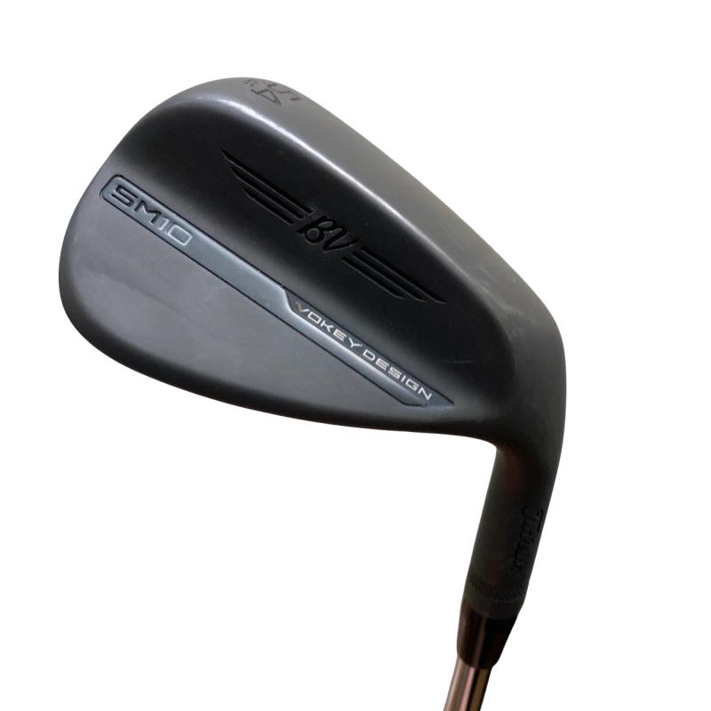 【中古】 タイトリスト VOKEY SPIN MILLED SM10 ジェット機黒いこと 54°/14°F ウェッジ WG BV 105 (フレックス余分の物) メンズ 成人男性用 右利き 右用 C位置づける ゴルフ野球クラブ