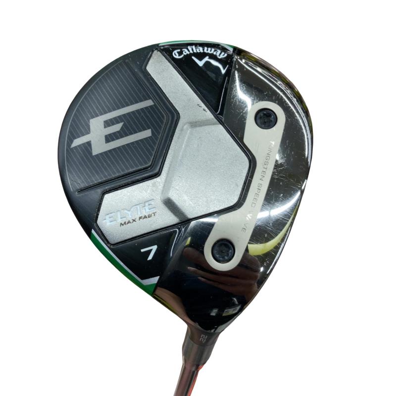【中古】 キャロウェイ ELYTE MAX FAST 7W フェアウェイウッド FW LIN-Q GREEN 40 for CW(ELYTE FW) (フレックスR) メンズ 成人男性用 右利き 右用 C価値づける ゴルフ野球クラブ