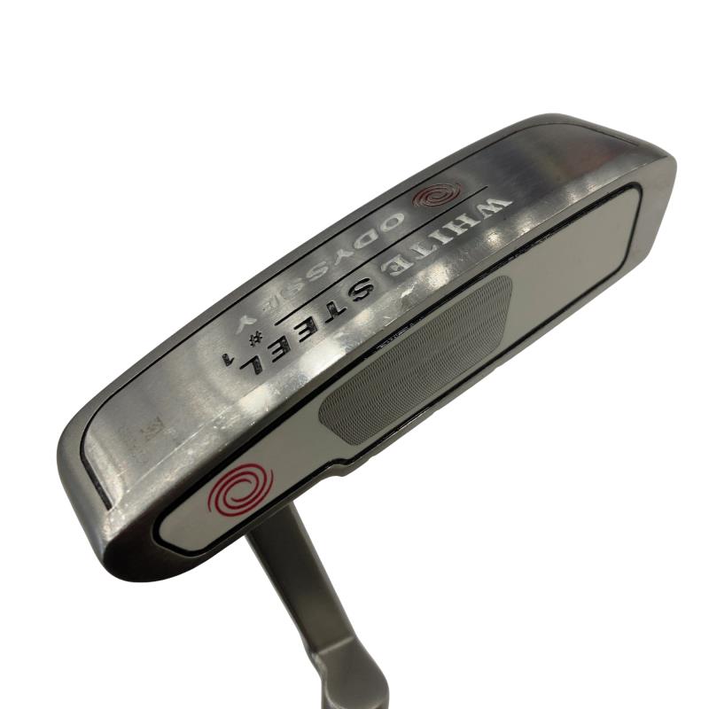 【中古】 オデッセイ WHITE STEEL #1 33in パター PT スチール写真 (フレックス余分の物) メンズ 成人男性用 右利き 右用 C序列付ける ゴルフ野球クラブ