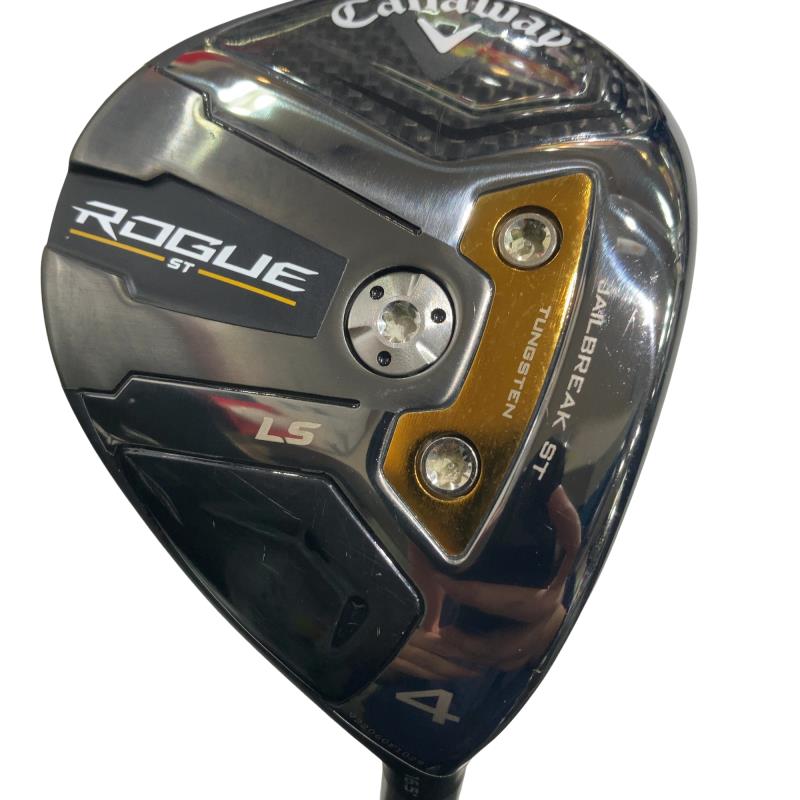 【中古】 キャロウェイ ROGUE ST LS 4W フェアウェイウッド FW 純正特注シャフト (フレックスS) メンズ 男性用 右利き 右用 Cランク ゴルフクラブ