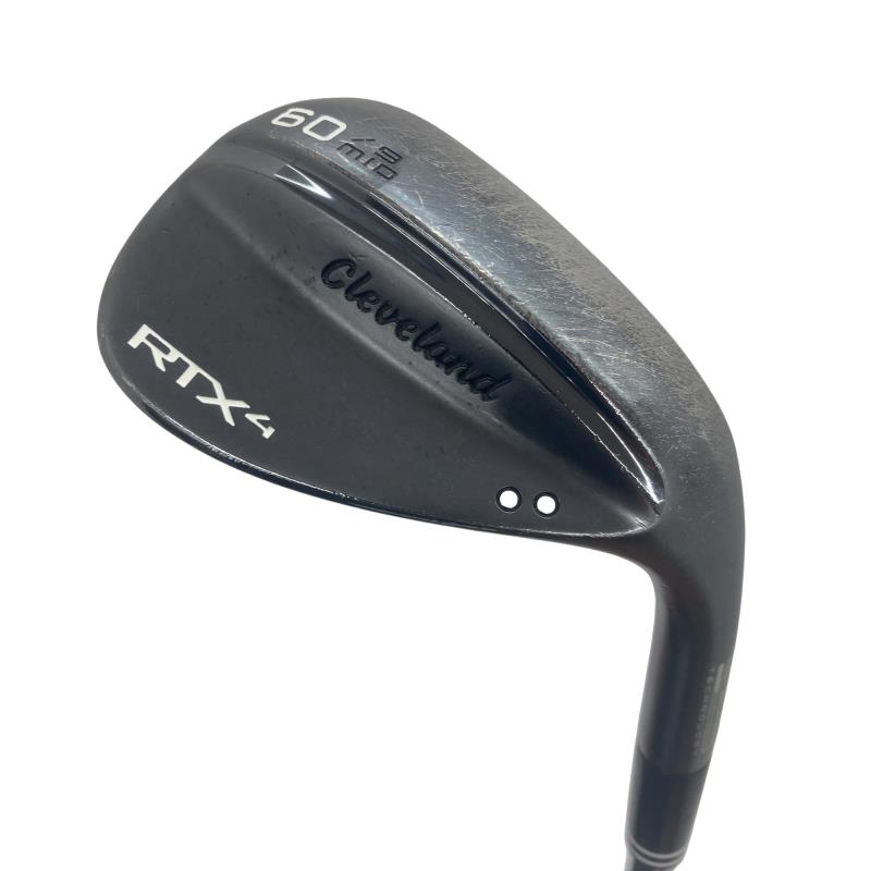 【中古】 クリーブランド Cleveland RTX-4 ブラックサテン 60°/09° MID ウェッジ WG NS PRO 950GH (フレックスS) メンズ 男性用 右利き 右用 Cランク ゴルフクラブ