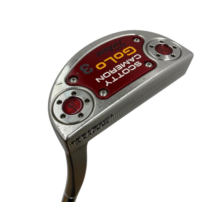 【中古】 タイトリスト SCOTTY CAMERON GoLo 3 34in パター PT スチール写真 (フレックス余分の物) メンズ 成人男性用 右利き 右用 C位置付ける ゴルフ野球クラブ メンズクラブ-ゴルフ-クラブ