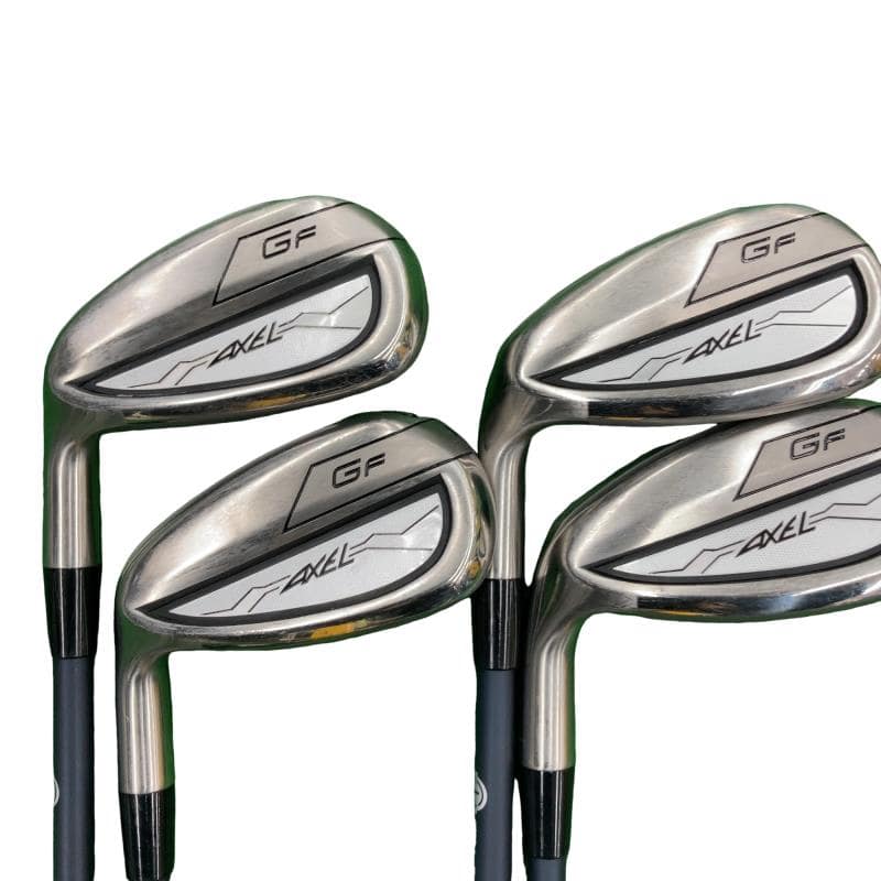 【中古】 つるや AXEL GF 5S レフティ アイアンセット IR GF VANQUISH(アイアン) (フレックスR) メンズ 男性用 左利き レフティ 左用 Cランク ゴルフクラブ