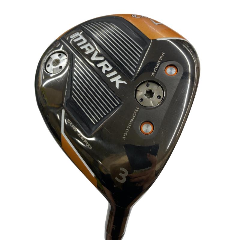 【中古】 キャロウェイ MAVRIK SUBZERO 3W フェアウェイウッド FW リシャフト (フレックスその他) メンズ 男性用 右利き 右用 Cランク ゴルフクラブ
