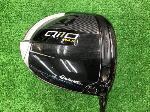 【中古】 テーラーメイド Qi10 MAX 9° USA ドライバー DR 純正特注シャフト (フレックスX) メンズ 男性用 右利き 右用 Cランク ゴルフクラブ