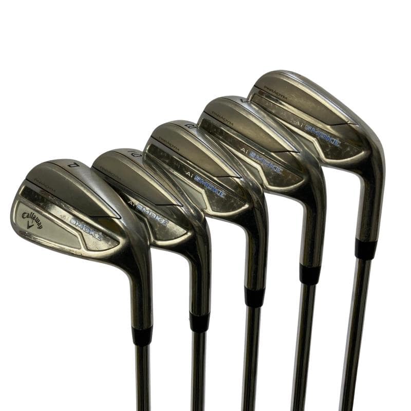 【中古】 キャロウェイ PARADYM Ai SMOKE  5S アイアン仕掛ける IR NS PRO ZELOS 7 (フレックスS) メンズ 成人男性用 右利き 右用 C価値づける ゴルフ野球クラブ
