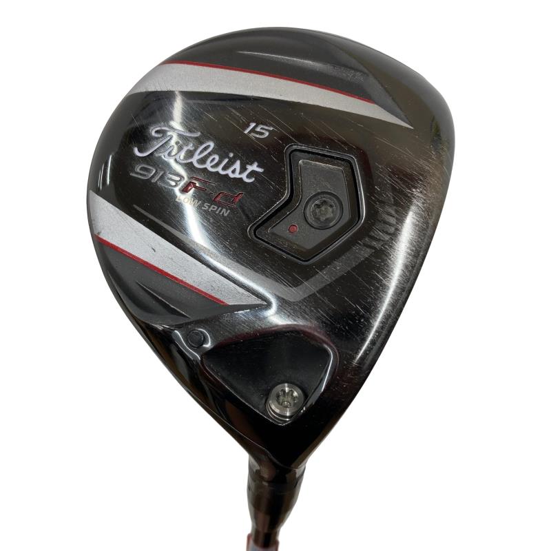 【中古】 タイトリスト 913 F・d 15° フェアウェイウッド FW Titleist ROMBAX 55 (フレックスS) メンズ 成人男性用 右利き 右用 C価値づける ゴルフ野球クラブ