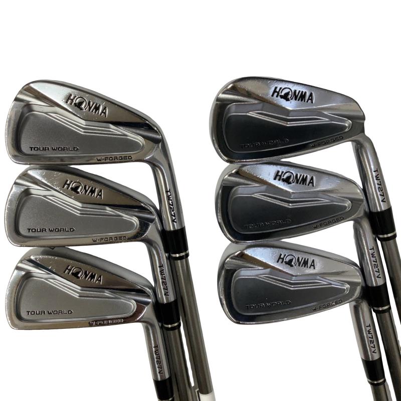 【中古】 本間ゴルフ TOUR WORLD TW727V FORGED 6S アイアンセット IR VIZARD IB95 (フレックスS) メンズ 男性用 右利き 右用 Cランク ゴルフクラブ｜ゴルフパートナー 中古クラブ店