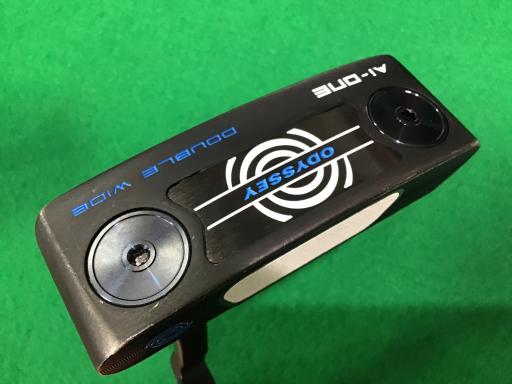 【中古】 オデッセイ Ai-ONE DOUBLE WIDE CH 33in パター PT STROKE LAB 90 スチール写真 (フレックス余分の物) メンズ 成人男性用 右利き 右用 C序列付ける ゴルフ野球クラブ