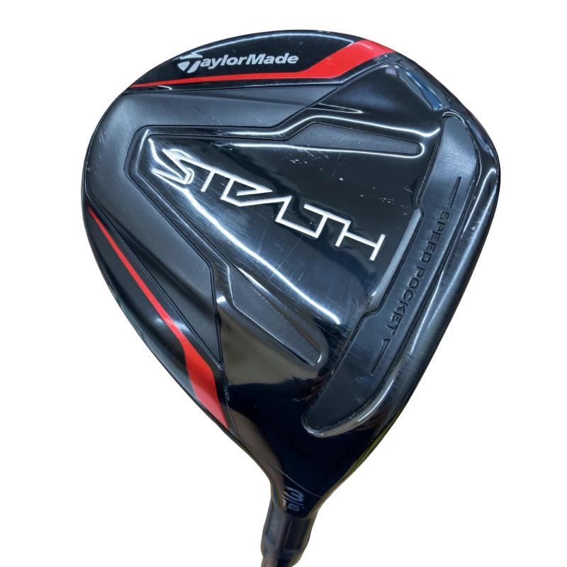 【中古】 テーラーメイド STEALTH 3W フェアウェイウッド FW TENSEI RED TM50(STEALTH FW) (フレックスS) メンズ 男性用 右利き 右用 Cランク ゴルフクラブ
