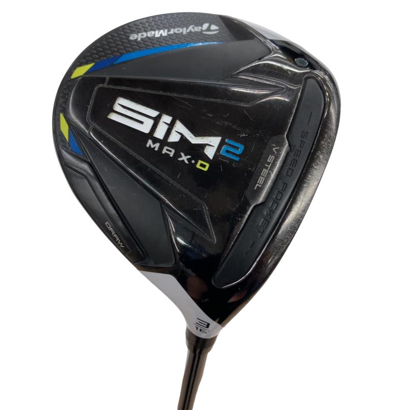 【中古】 テーラーメイド SIM2 MAX-D 3W フェアウェイウッド FW TENSEI BLUE TM50(SIM2 FW) (フレックスS) メンズ 男性用 右利き 右用 Cランク ゴルフクラブ|ゴルフパートナー 中古クラブ店