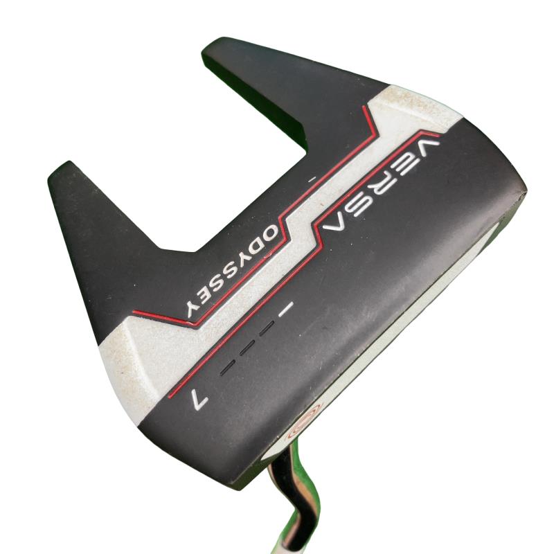 【中古】 オデッセイ VERSA #7 黒いこと(ヴァーチカル) 33in パター PT スチール写真 (フレックス余分の物) メンズ 成人男性用 右利き 右用 C位置づける ゴルフ野球クラブ