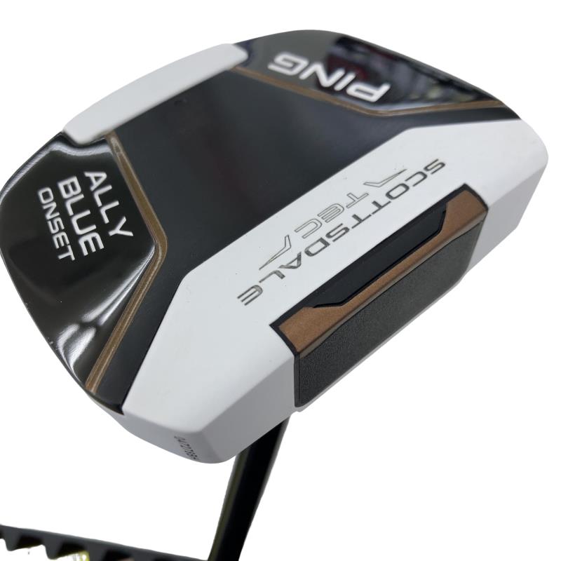 【中古】 ピン Scottsdale TEC ALLY BLUE ONSET 34インチ(SS TOUR 2.0 WHT/BZ) パター PT スチール (フレックスその他) メンズ 男性用 右利き 右用 Bランク ゴルフクラブ｜ゴルフパートナー 中古クラブ店