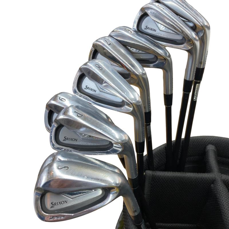 【中古】 ダンロップ SRIXON Z585 9S アイアン仕掛ける IR Miyazaki Mahana (フレックスR) メンズ 成人男性用 右利き 右用 C価値づける ゴルフ野球クラブ