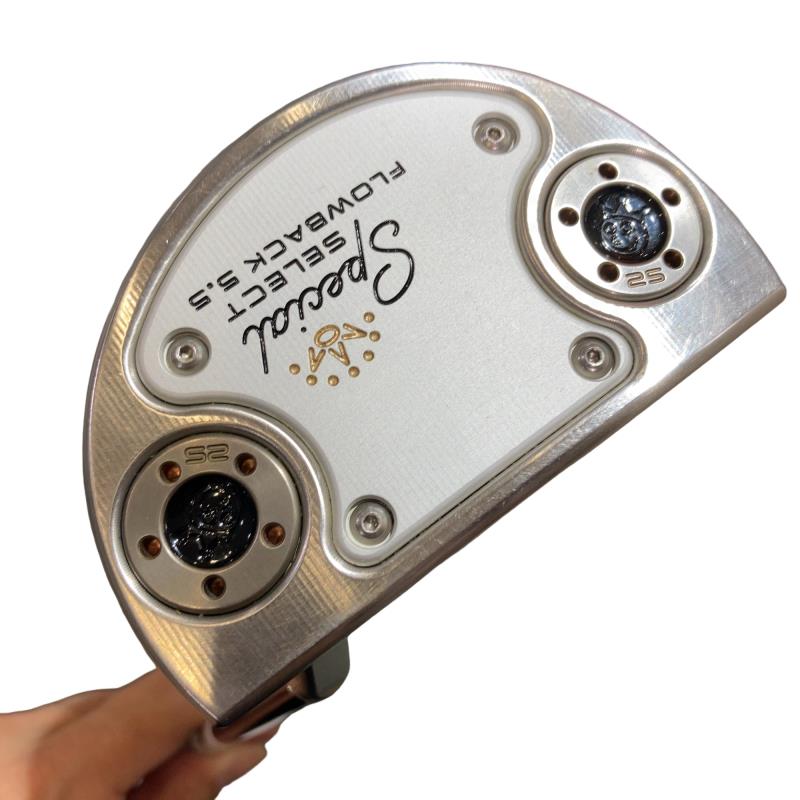 【中古】 タイトリスト SCOTTY CAMERON Special select FLOWBACK 5.5 34in パター PT スチール写真 (フレックス余分の物) メンズ 成人男性用 右利き 右用 C価値づける ゴルフ野球クラブ