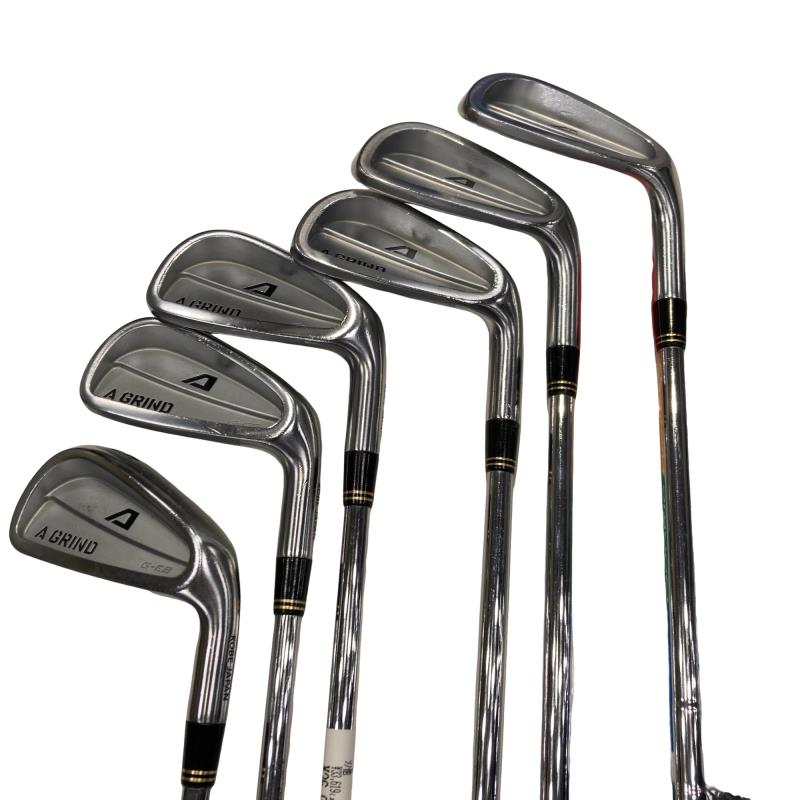【中古】 A DESIGN GOLF A GRIND G-CB 6S アイアンセット IR リシャフト (フレックスその他) メンズ 男性用 右利き 右用 Cランク ゴルフクラブ