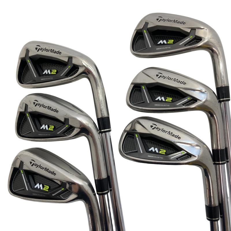 【中古】 テーラーメイド M2(2017) 6S USA アイアンセット IR RE-AX 88 HL STEEL (フレックスS) メンズ 男性用 右利き 右用 Cランク ゴルフクラブ|ゴルフパートナー 中古クラブ店