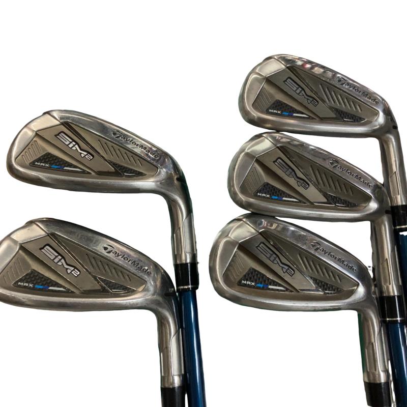 【中古】 テーラーメイド SIM2 MAX 5S アイアンセット IR TENSEI BLUE TM60(SIM2 IR) (フレックスR) メンズ 男性用 右利き 右用 Cランク ゴルフクラブ｜ゴルフパートナー 中古クラブ店