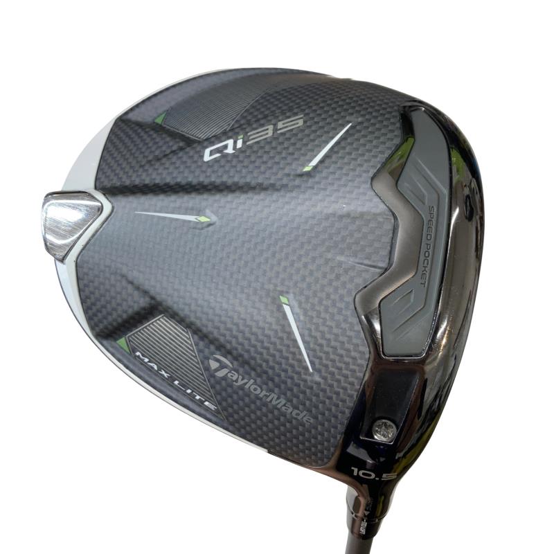【中古】 テーラーメイド Qi35 MAX LITE 10.5° ドライバー DR AIR SPEEDER TM(Qi35 DR) (フレックスR) メンズ 男性用 右利き 右用 Cランク ゴルフクラブ