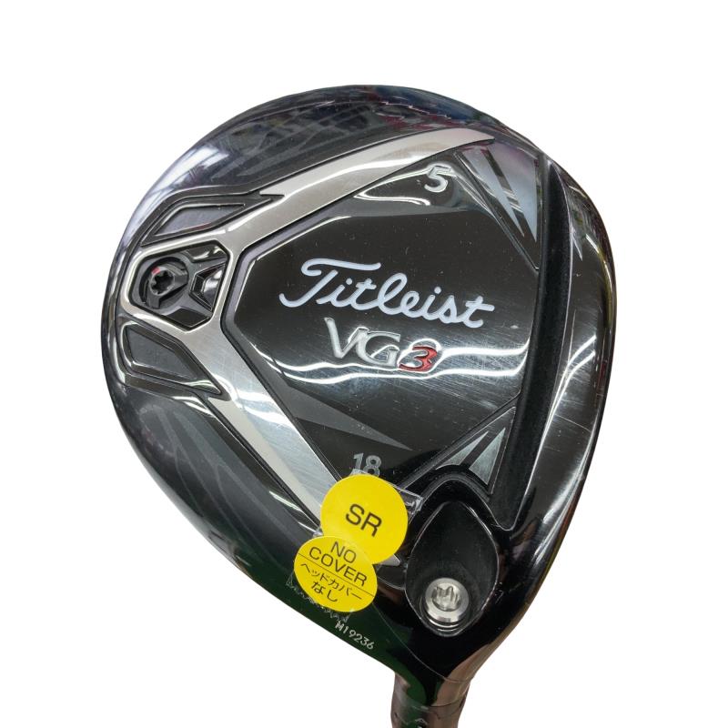 【中古】 タイトリスト Titleist VG3(2018) 5W フェアウェイウッド FW Titleist VG F(2018) (フレックスSR) メンズ 成人男性用 右利き 右用 C序列付ける ゴルフ野球クラブ