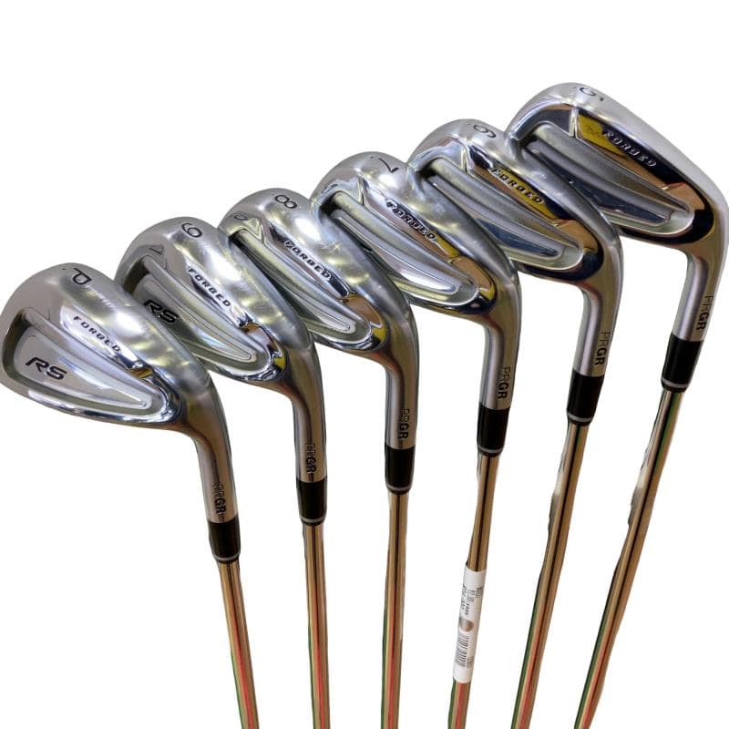 【中古】 プロギア RS FORGED(2018) 6S アイアンセット IR スペックスチールIII Ver.2 (フレックスS) メンズ 男性用 右利き 右用 Cランク ゴルフクラブ