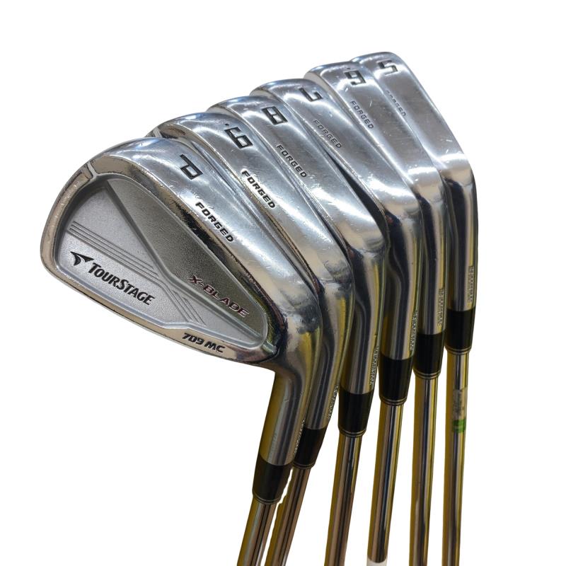 【中古】 ブリヂストン TOURSTAGE X-BLADE 709 MC 6S アイアン書き割り IR NS PRO 950GH ウェイトフロー (フレックスS) メンズ 成人男性用 右利き 右用 C序列付ける ゴルフ野球クラブ