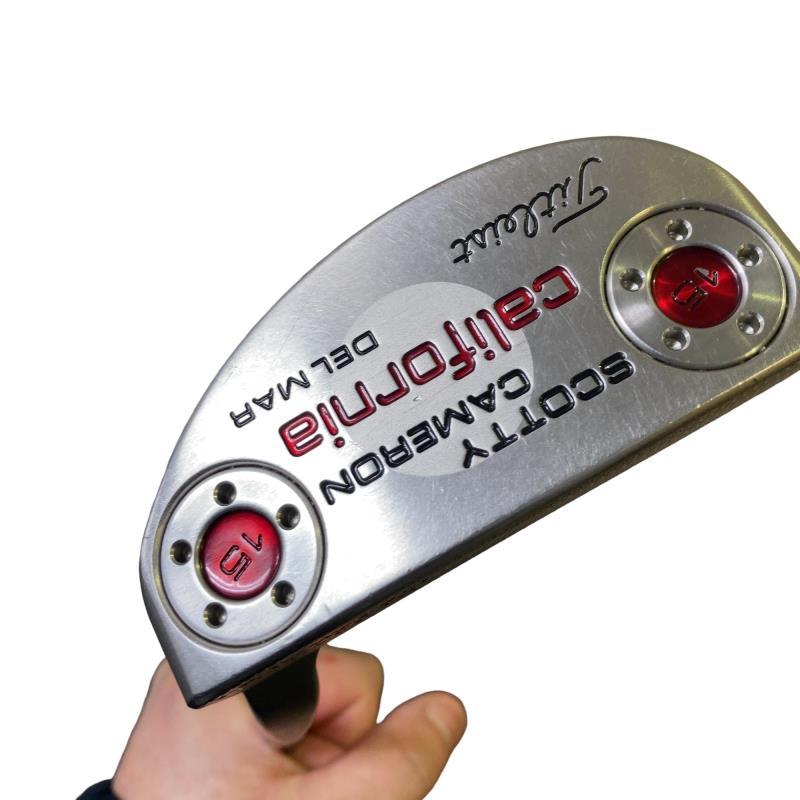 【中古】 タイトリスト SCOTTY CAMERON California DEL MAR(2012) 34インチ パター PT スチール (フレックスその他) メンズ 男性用 右利き 右用 Cランク ゴルフクラブ
