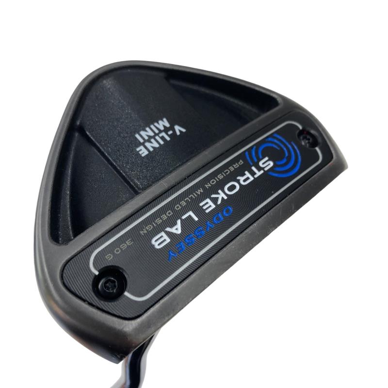 【中古】 オデッセイ STROKE LAB V-LINE MINI 34インチ パター PT スチール (フレックスその他) メンズ 男性用 右利き 右用 Cランク ゴルフクラブ