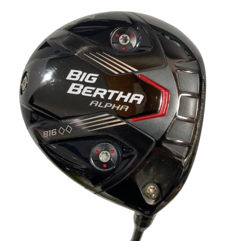 【中古】 キャロウェイ BIG BERTHA ALPHA 816◆◆ 9° ドライバー DR BIG BERTHA(2015)ドライバー (フレックスS) メンズ 男性用 右利き 右用 Cランク ゴルフクラブ