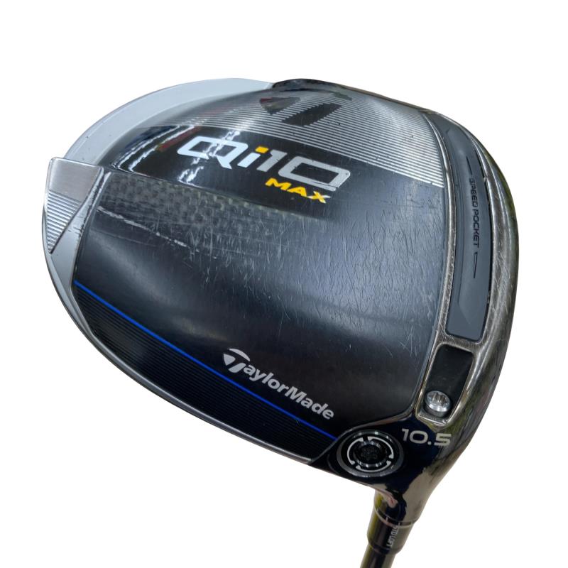 【中古】 テーラーメイド Qi10 MAX 10.5° ドライバー DR リシャフト (フレックスその他) メンズ 男性用 右利き 右用 Cランク ゴルフクラブ
