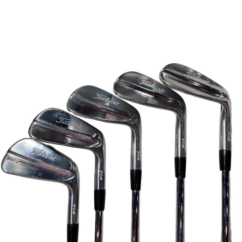 【中古】 タイトリスト Titleist MB 714 6S アイアン仕掛ける IR Dynamic Gold (フレックスS) メンズ 成人男性用 右利き 右用 C序列付ける ゴルフ野球クラブ