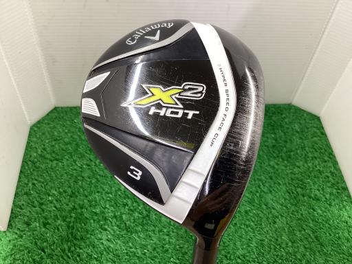 【中古】 キャロウェイ X2 HOT 3W フェアウェイウッド FW X2 HOT(フェアウェイ) (フレックスS) メンズ 男性用 右利き 右用 Cランク ゴルフクラブ